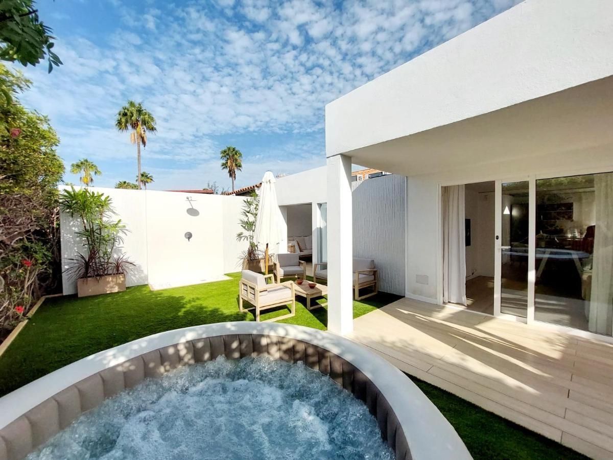 Bungalow De Diseno Hidromasajes Terraza Y Piscina. San Bartolomé Eksteriør billede
