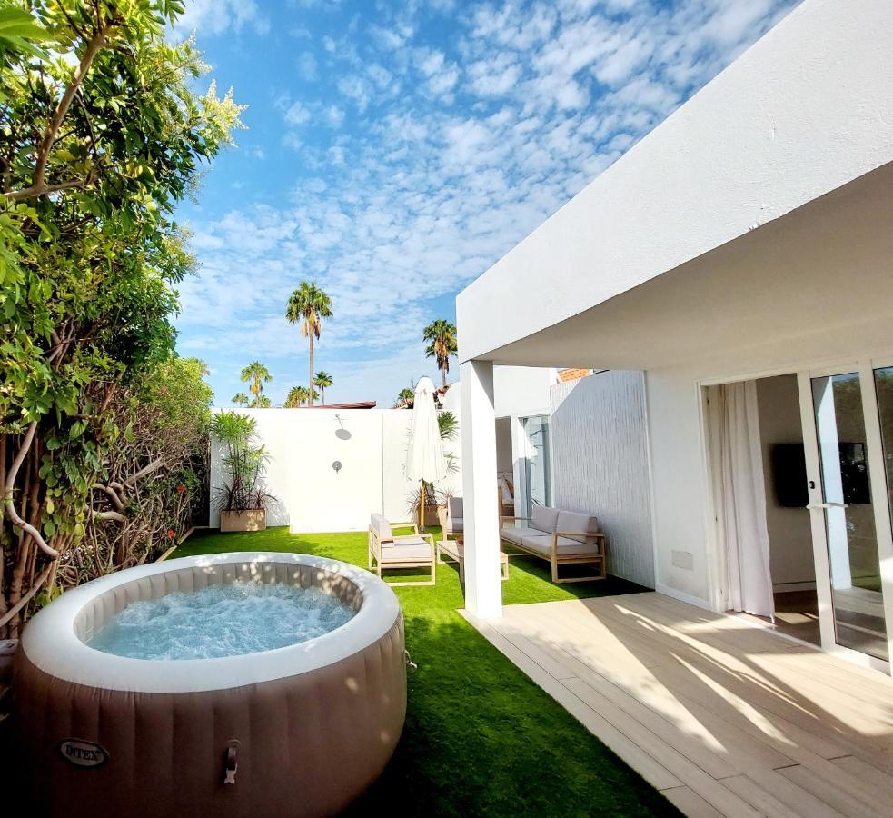 Bungalow De Diseno Hidromasajes Terraza Y Piscina. San Bartolomé Eksteriør billede